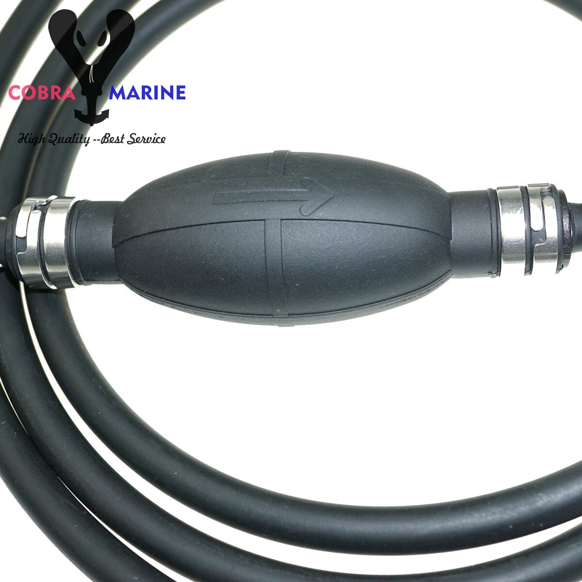 5/16" Universal Fuel Line Assembly with Primer Bulb Kit for Outboard Marine