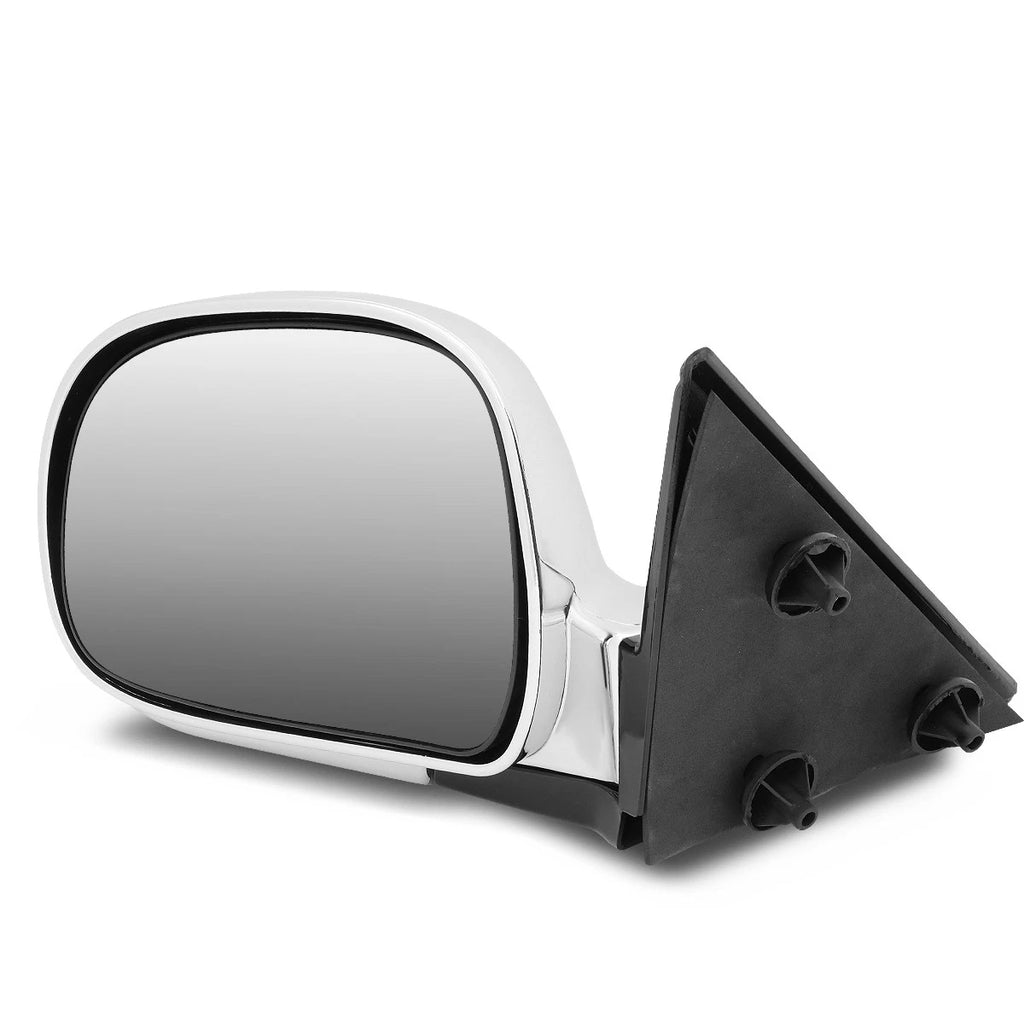 Left Side View Mirror for Chevy S10/GMC Sonoma (1994–1997) OE Style Chrome