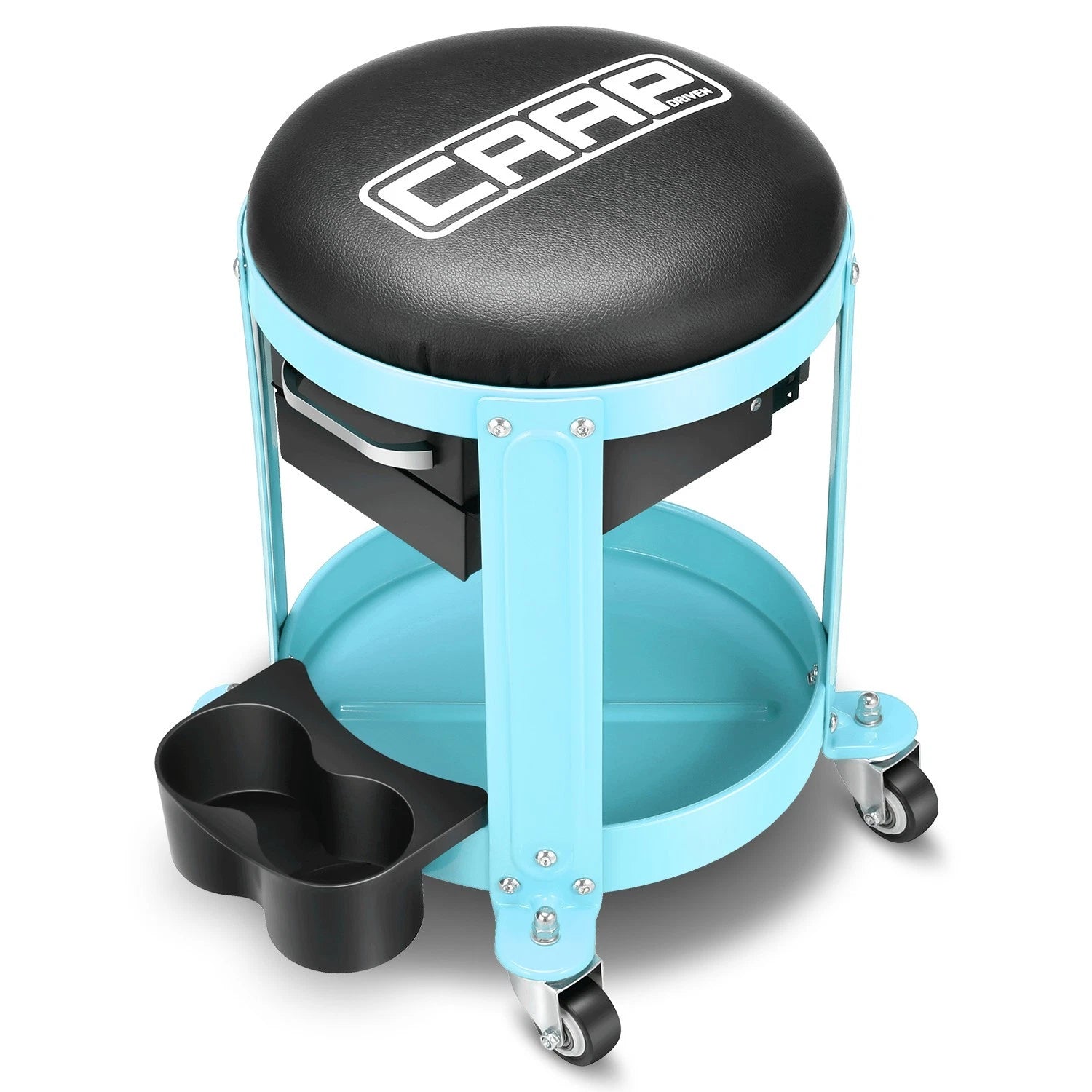 Rolling Stool for Mechanics Tool Seat Garage (300lbs Capacity)