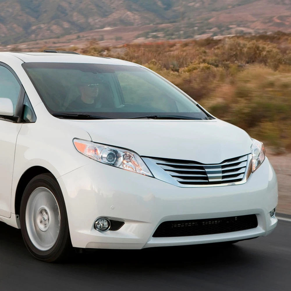 2X Windshield Wiper Cowl Extension Trim for Toyota Sienna (2011-2020)