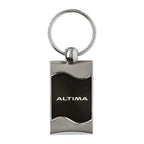 Black Rectangular Wave Keychain - Officially Licensed for Nissan Altima