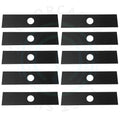 Set of 10 Edger Blades for Echo Mowers (8" x 2")
