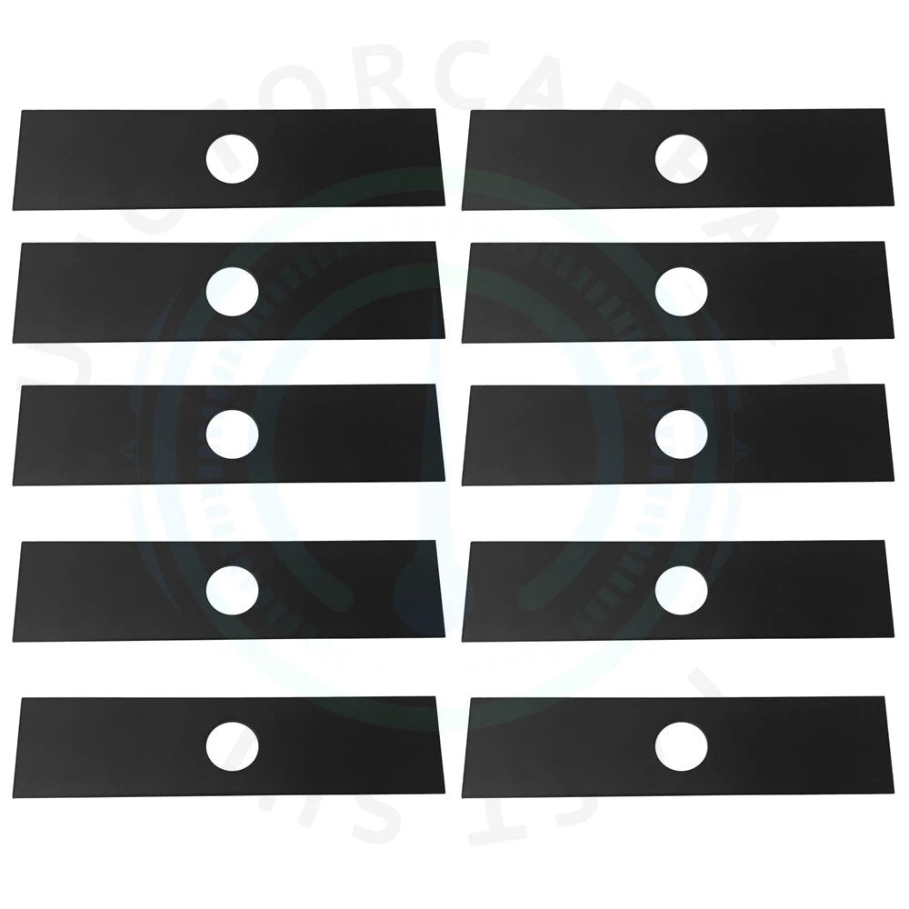 Set of 10 Edger Blades for Echo Mowers (8" x 2")
