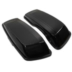 Dual 6x9" Speaker Saddlebag Lids for Harley Touring (2014–2022) - Vivid Black