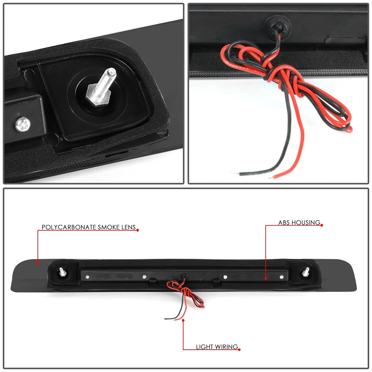 Full LED Third Tail Brake Light Lamp for Land Cruiser (1998–2007)