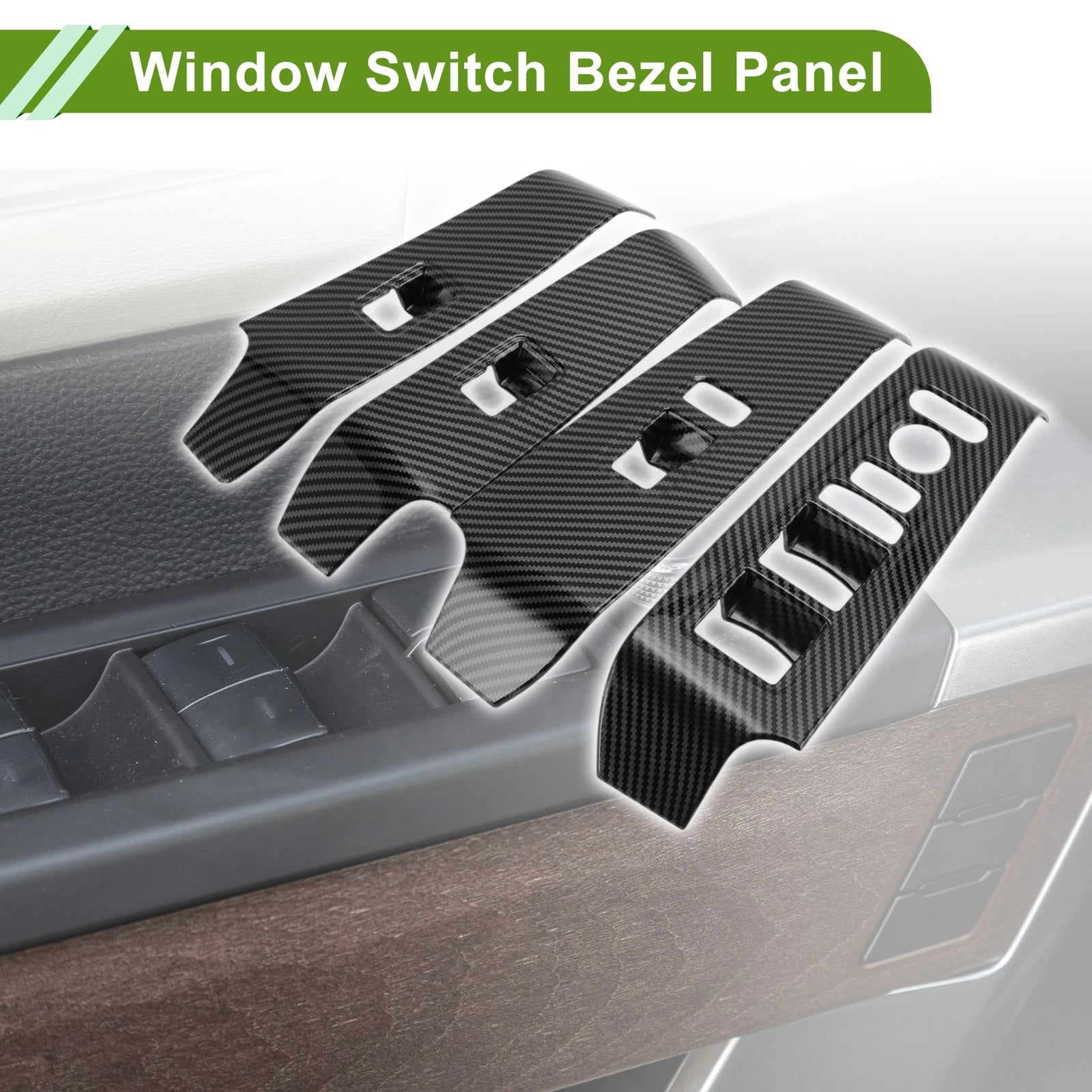 Set of 4 Window Switch Bezel Covers for Honda Civic (2022–2025)