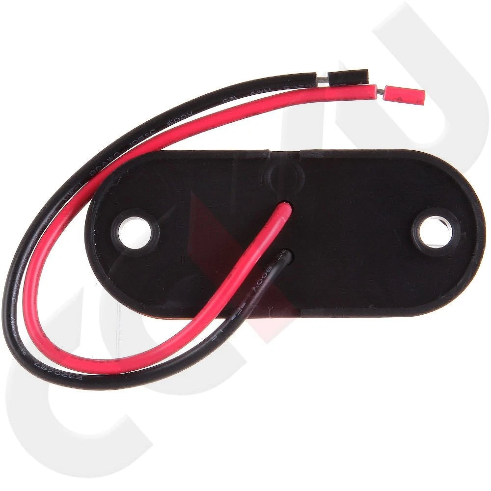 4X Oval Amber LED Clearance Lamp for Trailer Truck