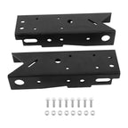 2X Rear Frame Repair Section Black for Chevy Silverado & GMC Sierra 1500 (1999-2014)