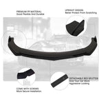Front Bumper Lip Splitter Spoiler + Strut Rods for Pontiac G8 GT GTO (2008–2009)