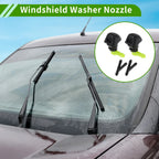 Windshield Washer Nozzle & 2 x Hose Connectors for Honda (2011-2017)