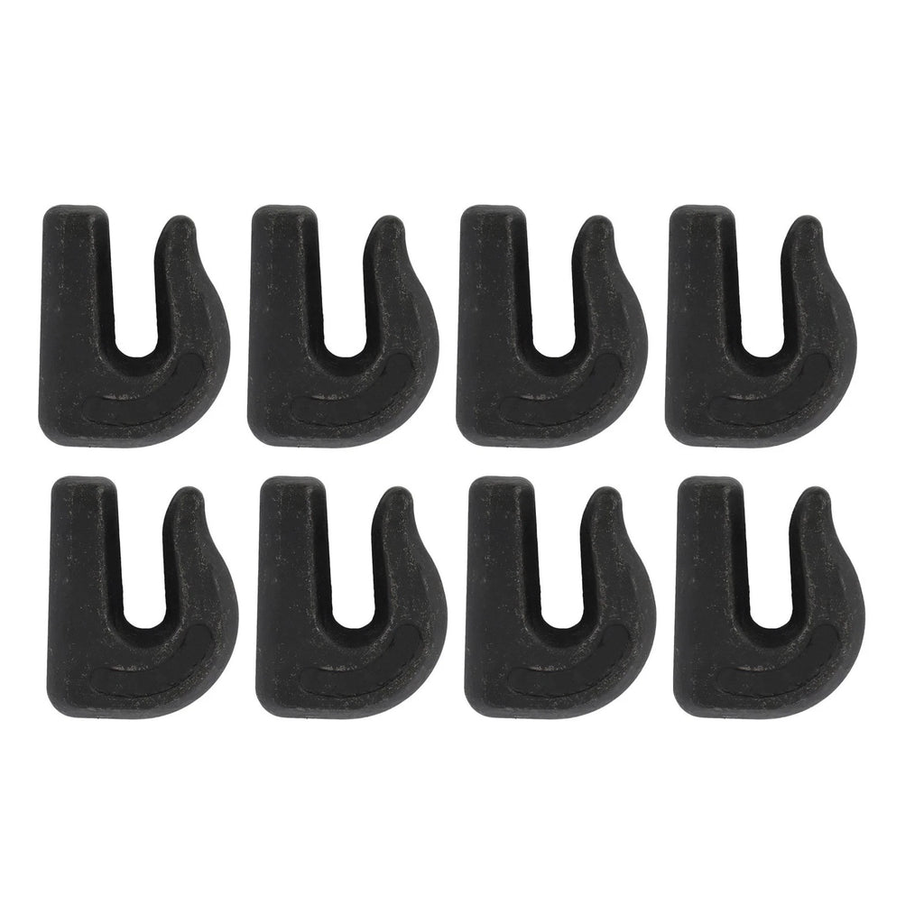 Set of 8 G70 Weld-On Grab Hooks for Trailer Truck (6600lbs, 3/8")