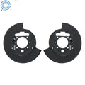 Set of 2 Rear Brake Dust Shields for Ford F-150 (2004–2008)