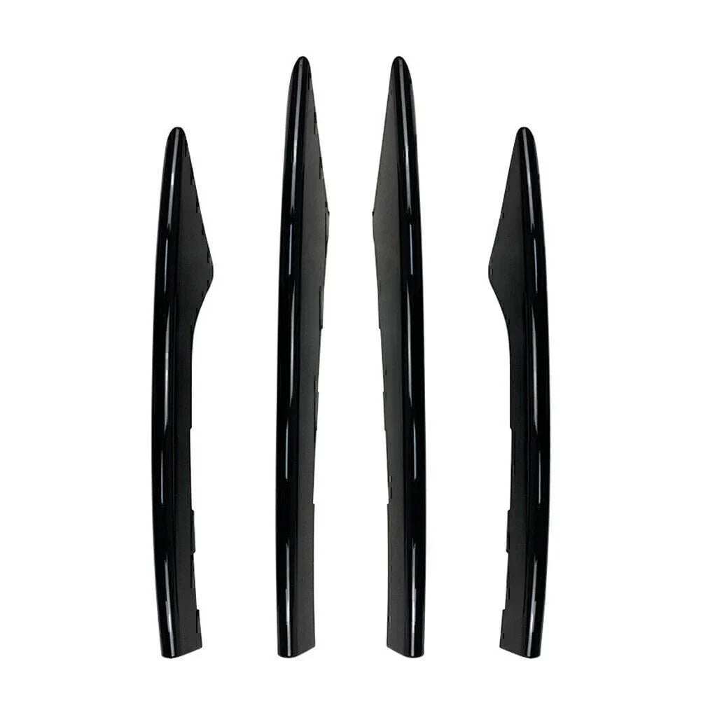 4x Fog Light Cover Trim for Mercedes Benz E-Class W213 (2021+) Black