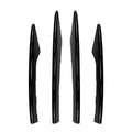 4x Fog Light Cover Trim for Mercedes Benz E-Class W213 (2021+) Black