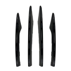 4x Fog Light Cover Trim for Mercedes Benz E-Class W213 (2021+) Black