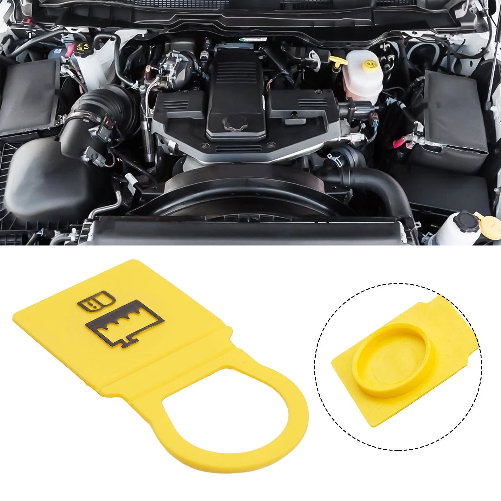 Coolant Recovery Tank Cap for RAM 1500 2500 3500 (2010–2023)