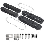 Fabricated Aluminum Valve Covers for LS Engines (LS1, LS2) JM80822BK