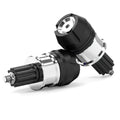 CNC Aluminum Handlebar Grips Bar End Cap Plug for Motorcycle ATV Silver