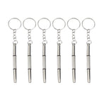 Eyeglass Screwdriver Kit with Keyring - Cross & Flat Head Tool