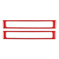 Interior Door Sill Accent Cover Trim for Honda S2000 (2004–2009) Carbon Fiber Red