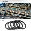 Set of 5 Oil Seal Rotary Shaft Seal Nitrile Rubber 95x110x13mm