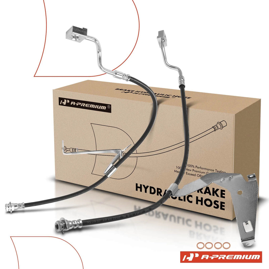 2X Front Brake Hydraulic Hose for Ford F-450 F-550 Super Duty (2008–2010)