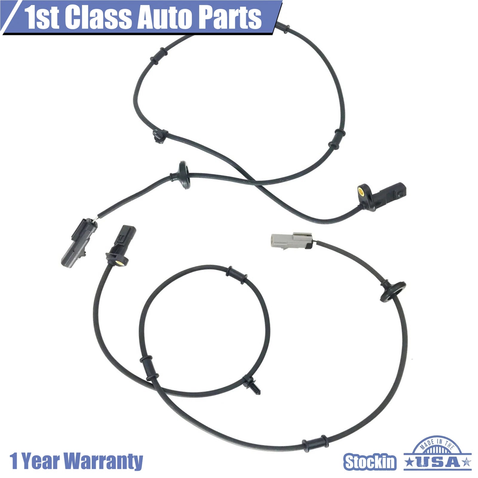 Set of 2 ABS Wheel Speed Sensors for Jeep Grand Cherokee (1999–2004)