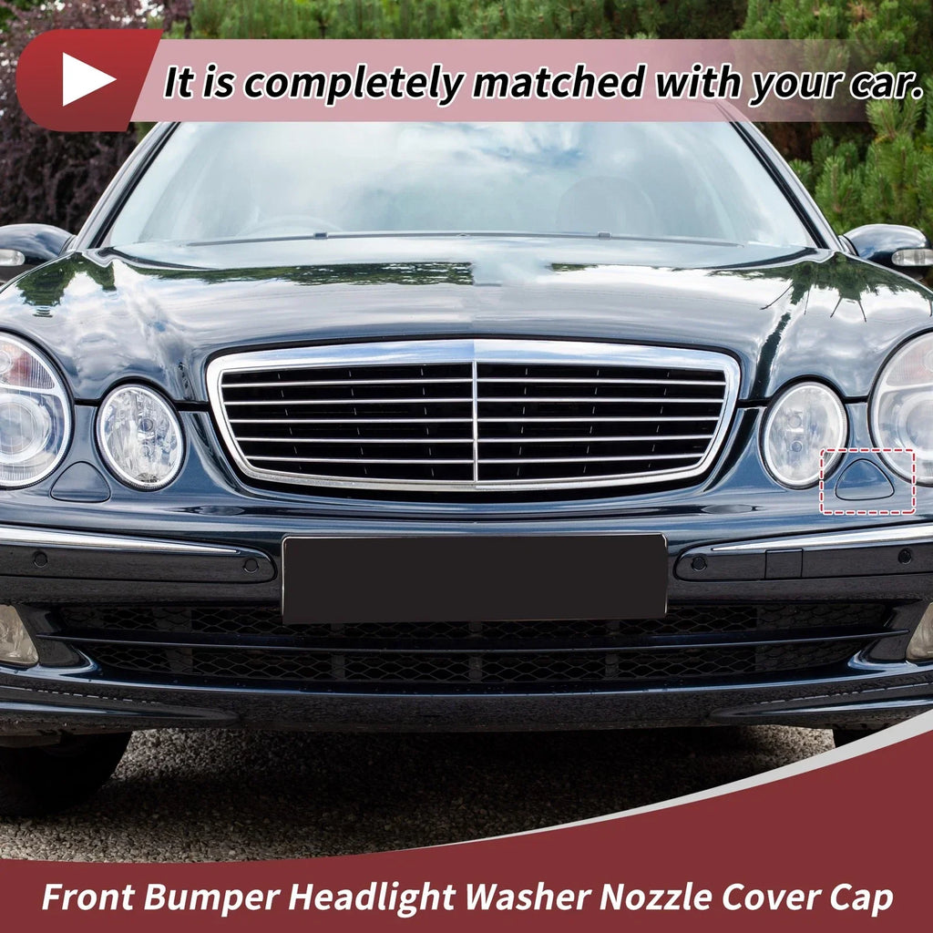 Front Left Washer Nozzle Cover for Mercedes-Benz E320 (1994-2006) White