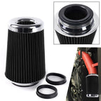 High Flow Air Intake Filter for Universal Applications (9" Tall, 3"-4" Inlet)