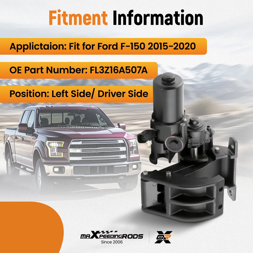Left Power Running Board Motor with Bracket for Ford F-150 (2015–2020)