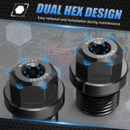 Front Differential Fill & Drain Plug Kit for Polaris RZR XP/XP 4 1000 (2014–2021)