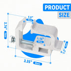 Set of 4 Heavy Duty Aluminum Mounting Clamps for Truck Cap Topper