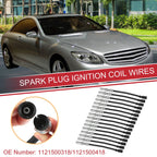 16pcs Spark Plug Wire Ignition Coil Cable No.1121500318 for Mercedes-Benz C CLK (2001–2009)