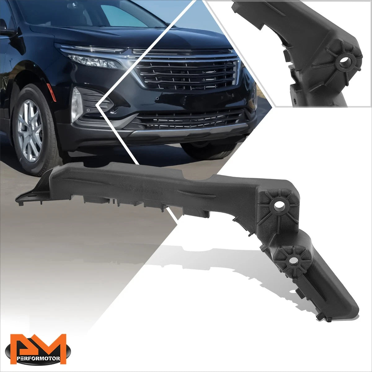 Front Passenger Right Bumper Cover Support Bracket for Chevrolet Equinox (2010–2017)