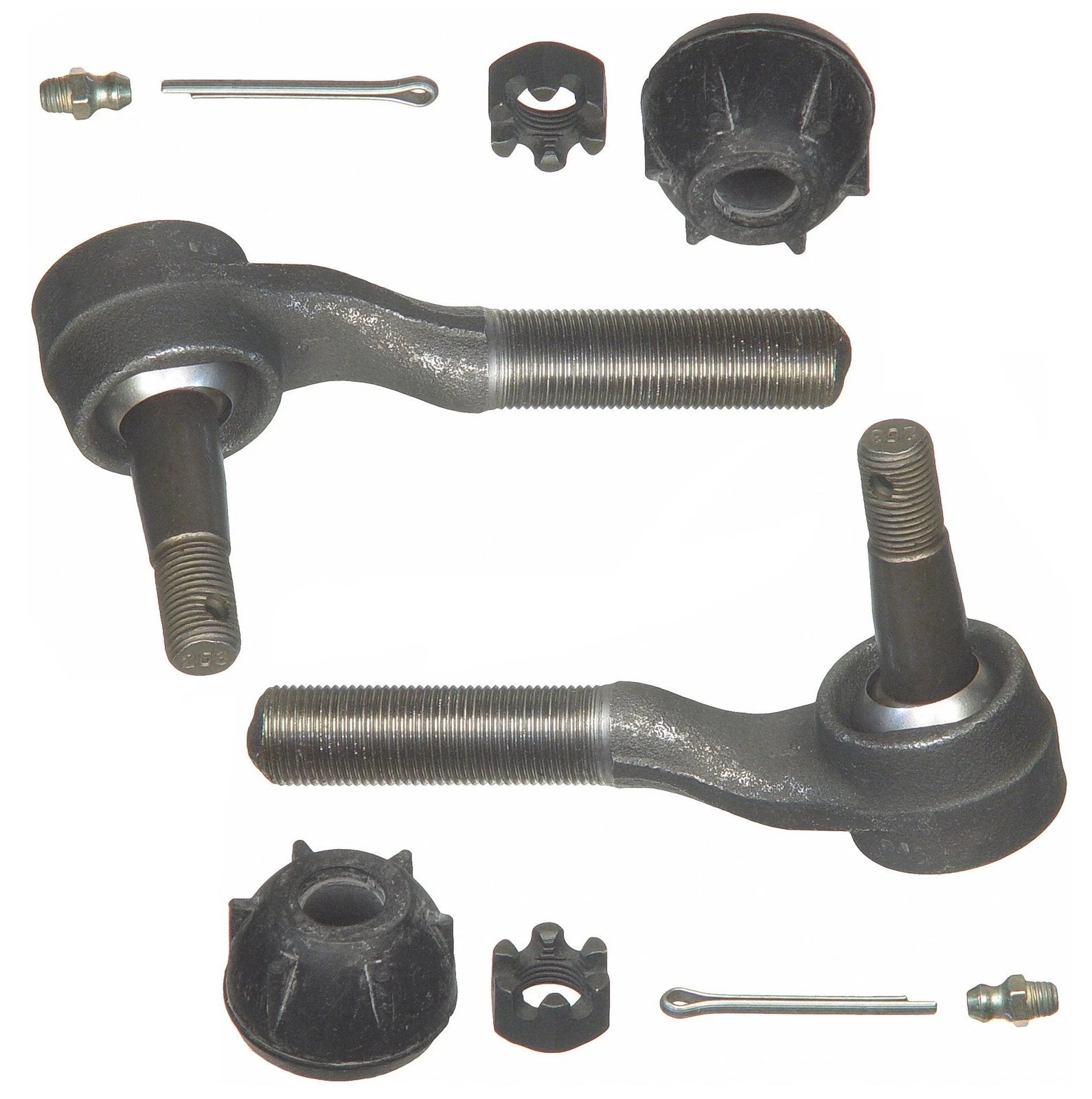 Set of 2 Outer Moog Steering Tie Rod Ends for Ford Maverick Mercury Montego (1970–1976)