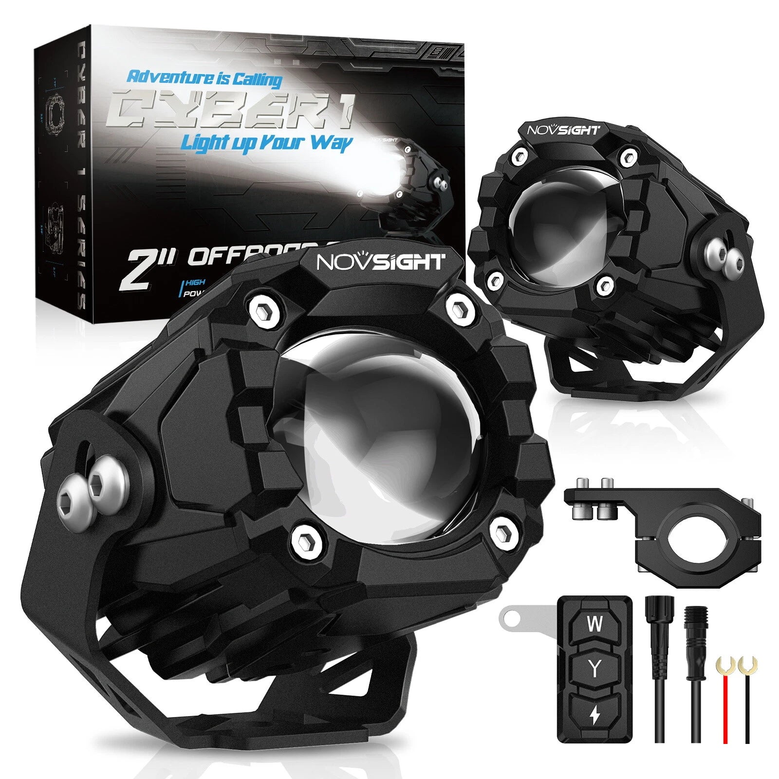 2X LED Pod Lights for Universal Fit (2010–2023)
