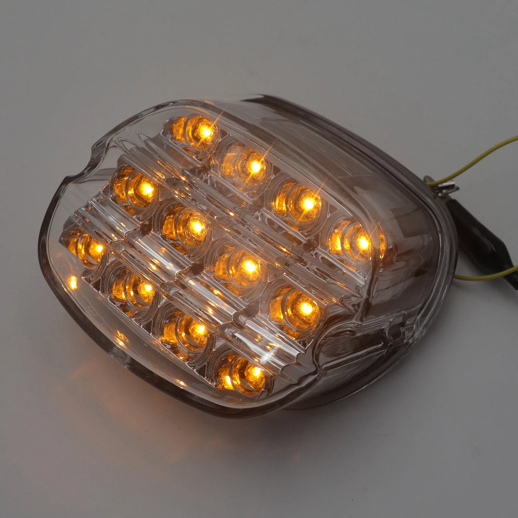 Clear Layback LED Taillight Brake Light for Harley XL FXDL Touring (1999–2017)