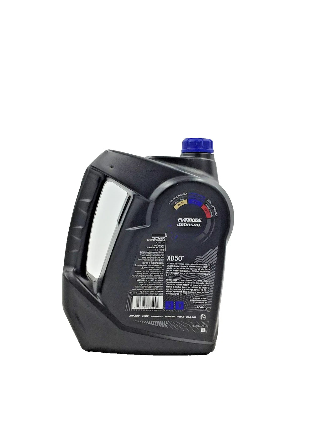 1 Gallon BRP 779718 XD50 2-Stroke Outboard Oil TCW3 for Johnson Evinrude