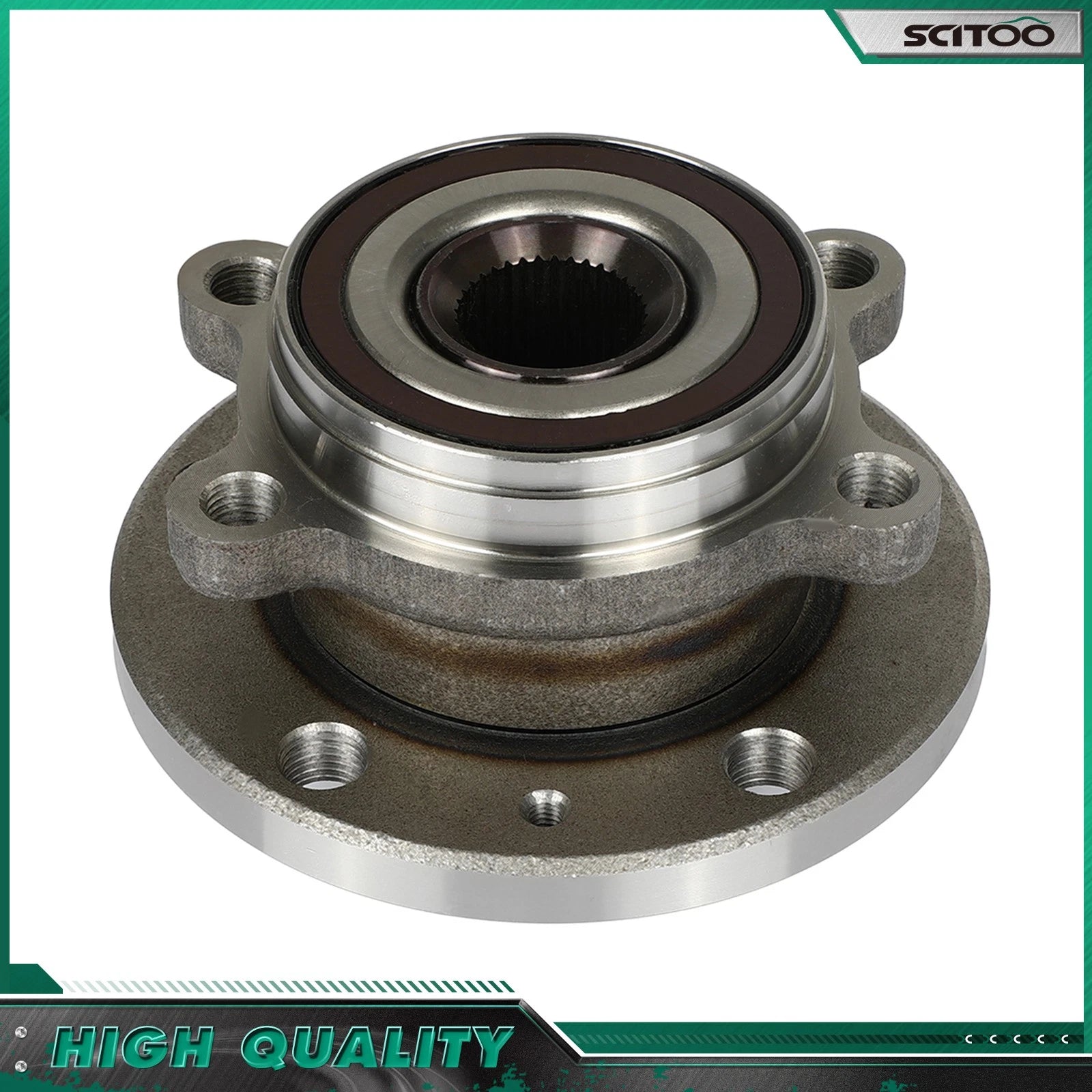 Front Wheel Bearing Hub for VW GTI Golf (2010–2014) & VW Jetta (2005–2017)