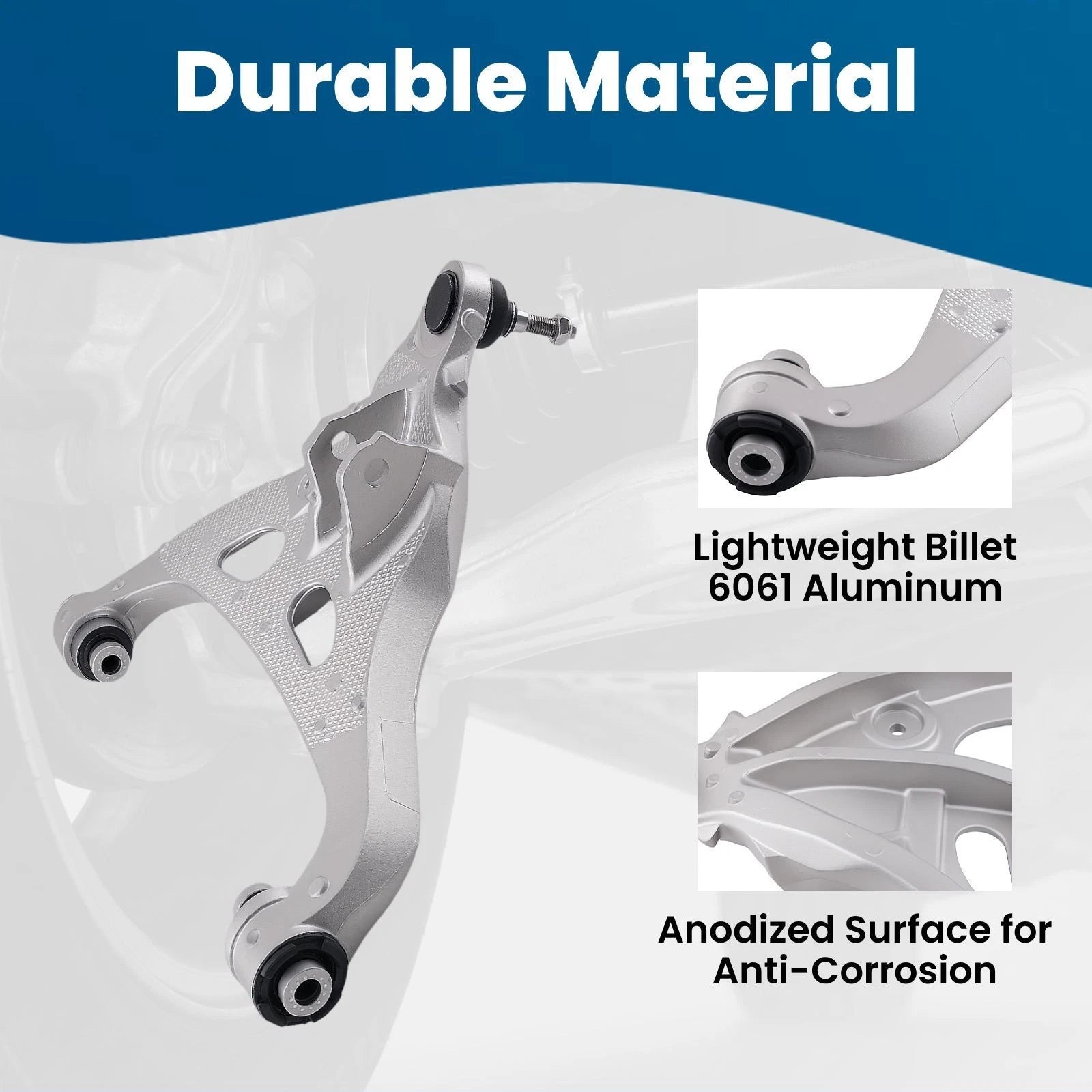Driver Front Lower Control Arm for Ford F-150, Lincoln Mark LT (2004–2008)