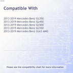 Pillar Post Covers Diamond Grade Stainless Steel for Mercedes GL (2013–2019)