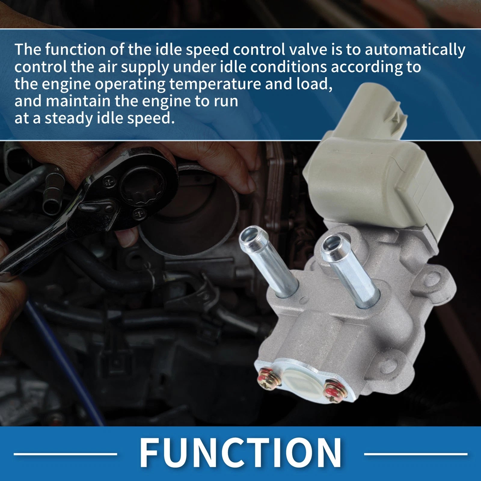 Idle Air Control Valve for Toyota Tercel (1995–1998) No. 22270-11010