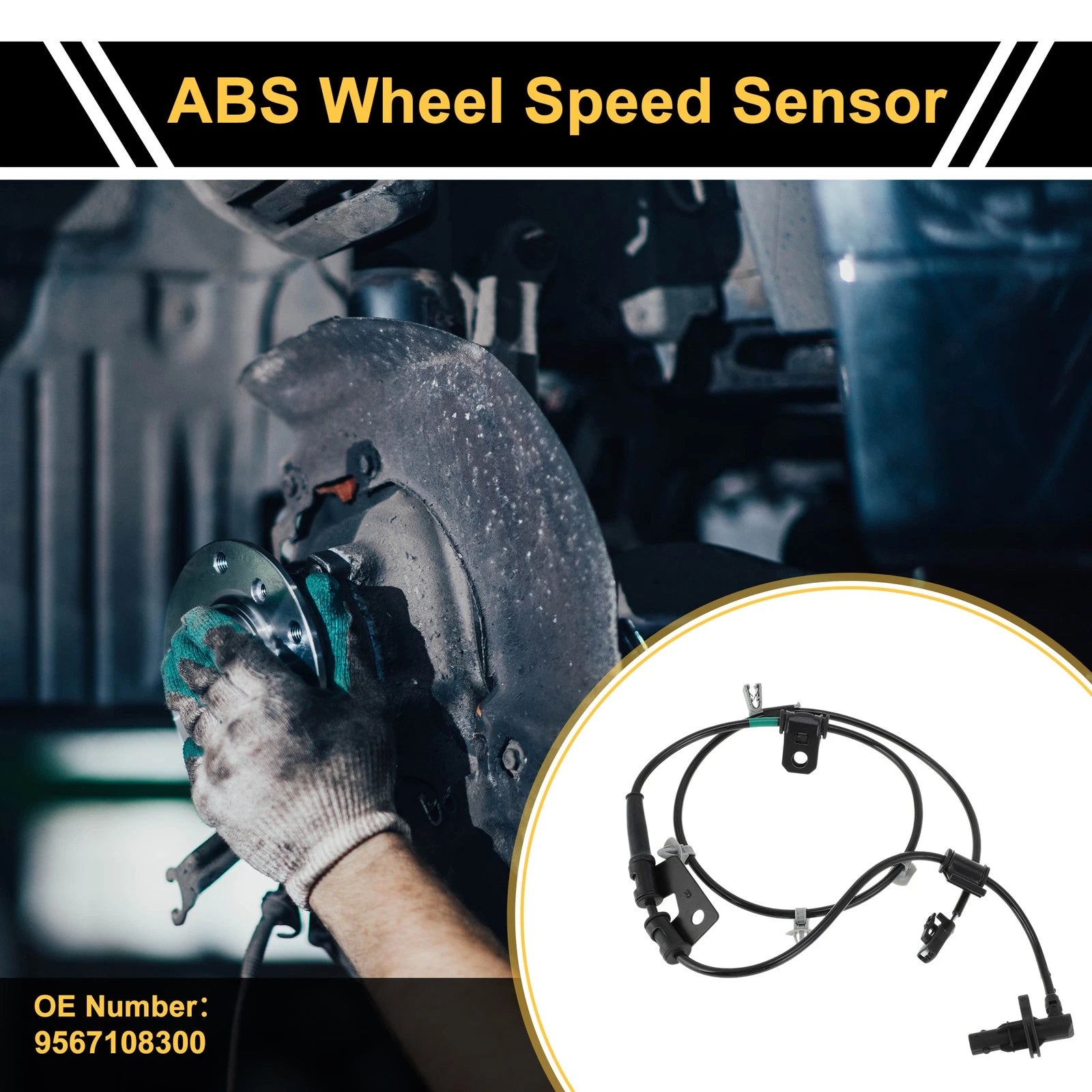 ABS Wheel Speed Sensor No. 9567108300 for Hyundai Elantra (2011–2016)