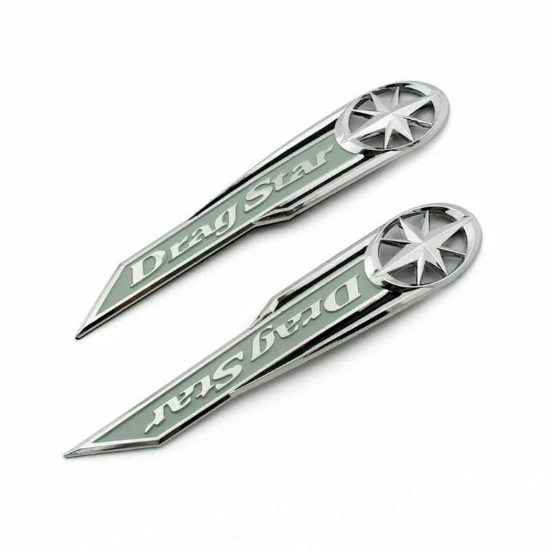 Drag Star Chrome Badge for Yamaha (AR)