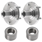 Front Wheel Bearings & Hubs for Honda Civic DX EX LX HF Hybrid (2001–2005)