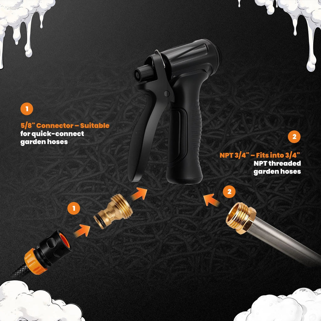 1L Foam Cannon for Pressure Washer 3/4" Thread (6-10 Bar)