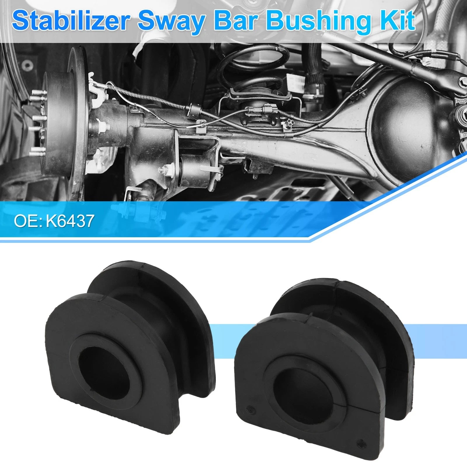 Stabilizer Sway Bar Bushing Kit No.K6437 for Cadillac Escalade (2002–2006)