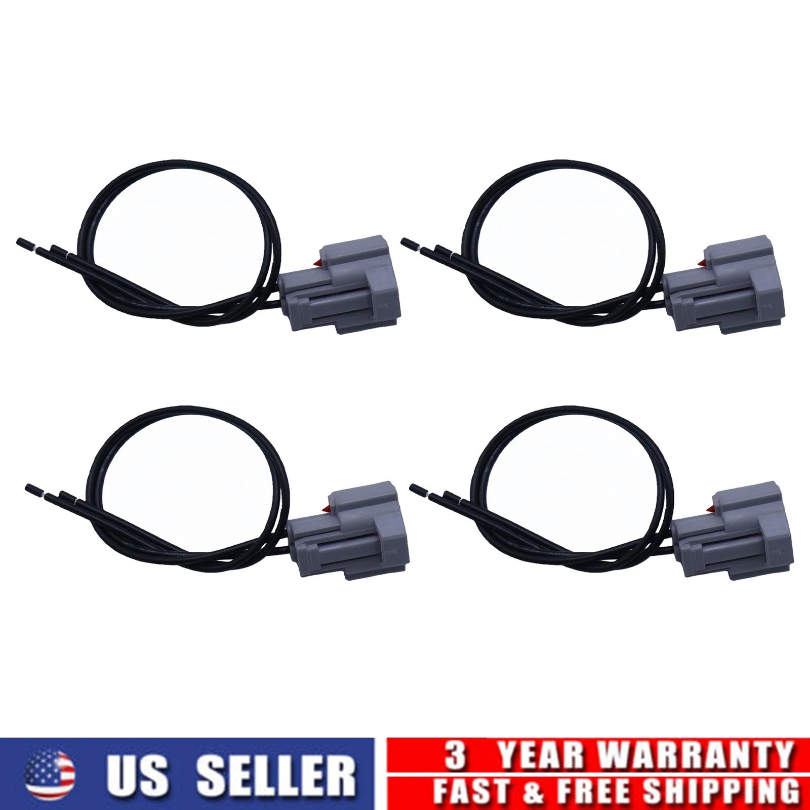 Set of 4 Fuel Injector Connectors for Subaru Legacy Outback (2004–2009)