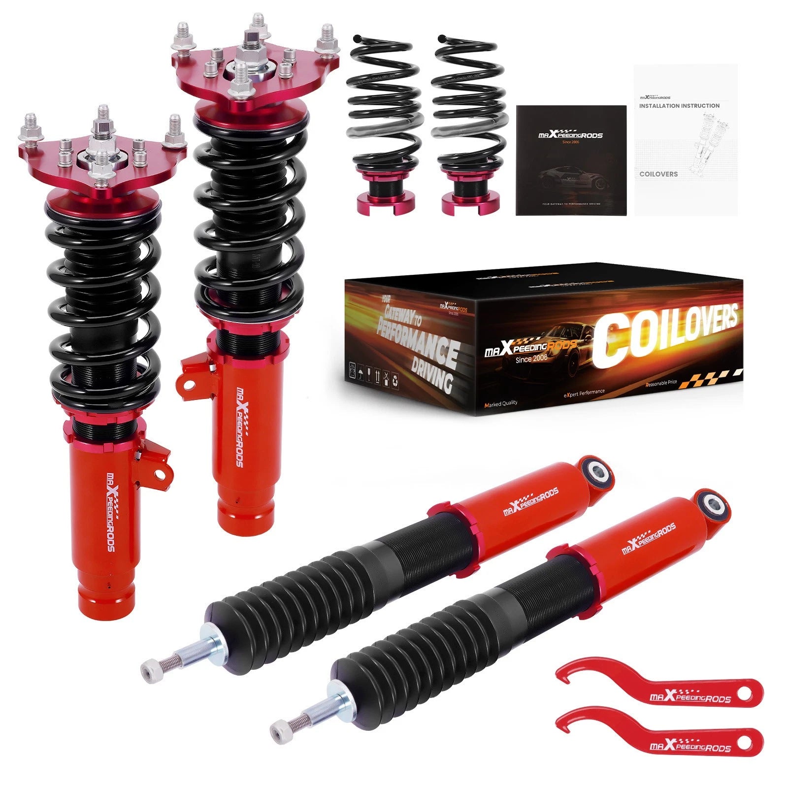 Adjustable Coilovers Suspension Lowering Kit for Honda Civic (2016–2023)
