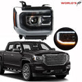 Full LED Projector Headlights for GMC Sierra 1500 (2016–2017)